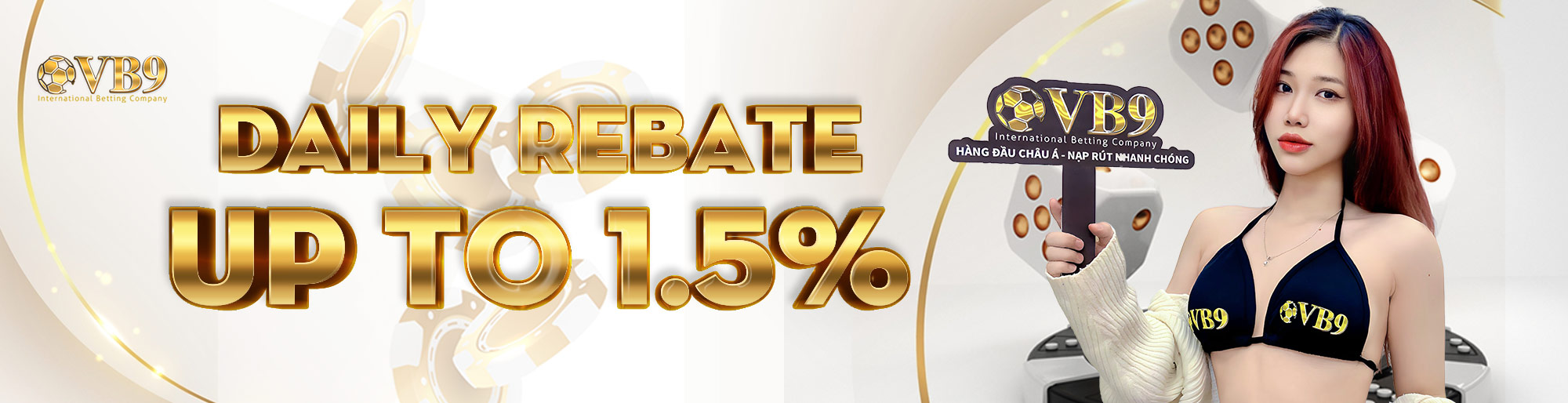 DAILY REBATE UP TO 1,5%